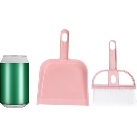 Balayette Mini - Balai Et Pelle De Bureau - Pour Claviers Ordinateurs Et Interstices - En Plastique Et Nylon - 1 Lot (1/5)