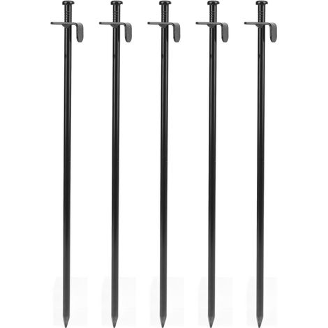 robuste Metallheringe, leicht durchdringbar, korrosionsbeständig, vielseitig einsetzbar für Zelte und Pavillons, 40 cm (1/5)