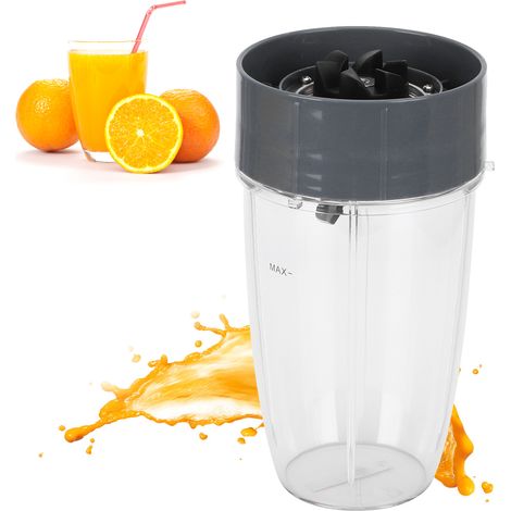 Pièce de rechange pour blender - Couvercle 24 oz et lame extractrice compatible modèles 600W et 900W (1/5)
