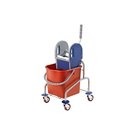 Carro de limpieza de acero inoxidable  cubo rodante sencillo de