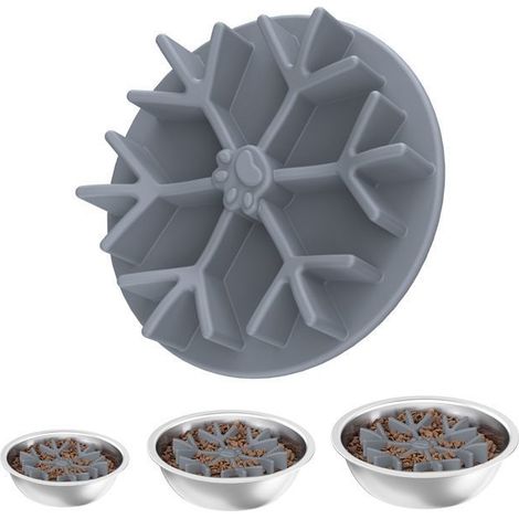 Gamelle d'alimentation Lente,Gamelle Anti Glouton Chien Accessoires, Favorise Alimentation Saine et Digestion Lente (1/5)