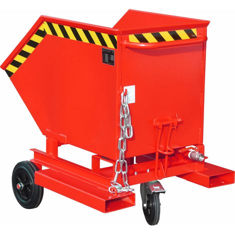 Bauer Späne-Kastenwagen SKW-ET 250, lackiert, Feuerrot