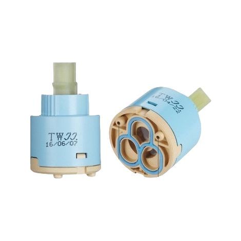 Cartouche céramique, 40MM Cartouche Robinet adapté au robinet de cuisine et au robinet de lavabo (1/2)