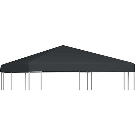 Pavillondach 310 g/m² 3x3 m Grau