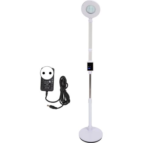 Lampadaire loupe LED 3000mAh, 4000K, pliable et stable, lumière réglable 130 puces, prise UE 100-240V (1/5)
