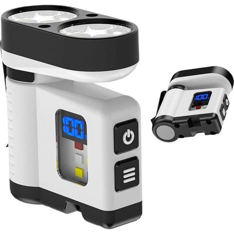 Lampe Magnétique Travail Torche Étanche Portable Aimantée Camping Randonnée Extérieur Garage Réparation (1/3)