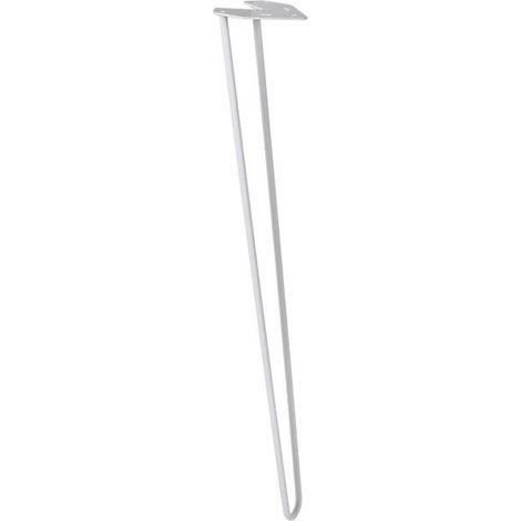 Pied de table blanc industriel 720 mm - Par Pièce