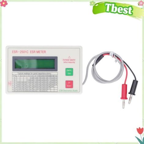 Tbest testeur de capacité Testeur de Condensateur avec Fonction D'arrêt Intelligent, Compteur de capacité bricolage detecteur (1/5)