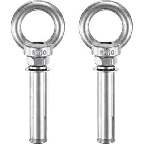 2-Pack Ancres Pour Béton Pitons À Œil M10x80mm 304 Acier (1/5)