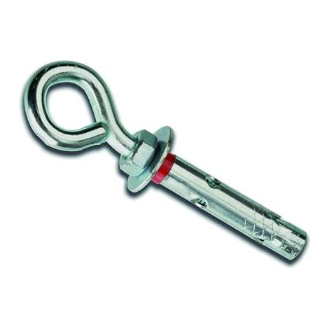 DOJA Industrial  Lifting Ring Expansion Bolts  M10-12  PACK 5  Screw Hook for Fastening  Uses: Chemical Sealing, Fixing on Steel Cable Concrete, Concrete Dowel, Tensioner (1/5)