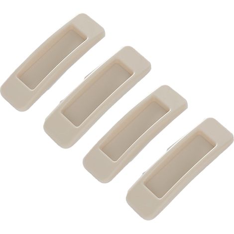 Poignée Adhésive Pour Porte De Placard - Poignée Auto-Adhésive En ABS Pour Fenêtre Coulissante - Pour Meuble Cuisine Sans Poignée - 2 Pièces (1/5)
