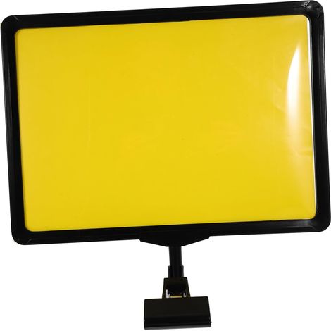 tiquette De Prix A4 Cadre Noir Et Feuille Jaune Porte (1/5)