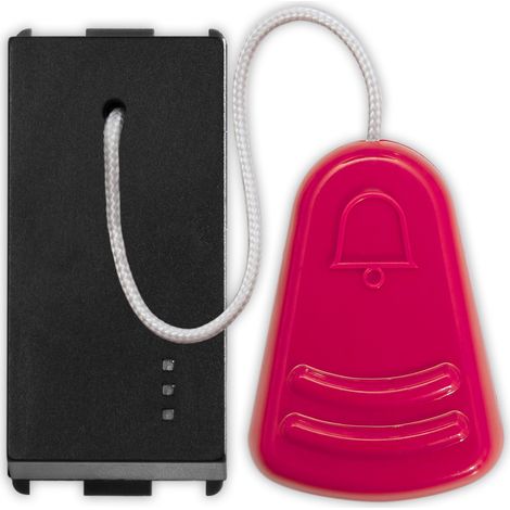 Pulsante a tirante 1 polo NO 10A Nero illuminabile Pixia Master 14030