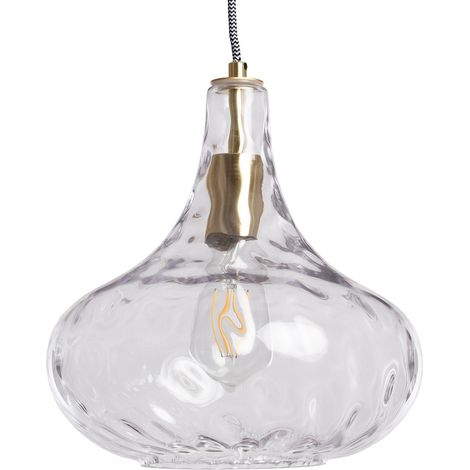 Lámpara Colgante Cristal Tassel Transparente