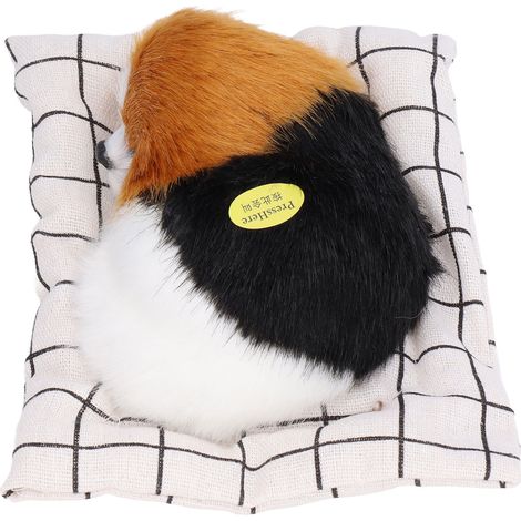Geräusche machendes Schlafspielzeug für Hunde mit Stoffkissen, realistische Plüschhunde-Spielzeugfigur, kleine Hundepuppe, Ornamente von Migru (1/5)