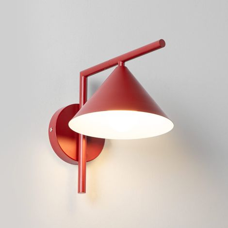 Aplique De Pared De Diseño "LUSSY" - E27 - Rojo (1/5)