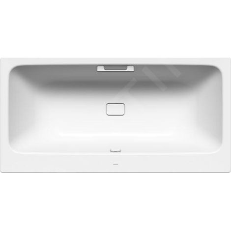 Kaldewei Avantgarde - Baignoire rectangulaire Asymmetric Duo 742, 180x90 cm, avec trous pour les poignées, effet Perl, blanc 274210113001 (1/3)
