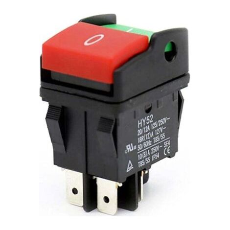 Pulsanti industriali con indicazione luminosa, 4 poli, 125-250 Volt (1/4)