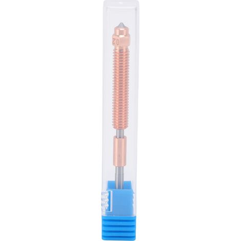 Buse de remplacement intégrée pour imprimante 3D K2 Plus Combo, impression métal, avec rupture de chaleur 0,2 mm (1/5)