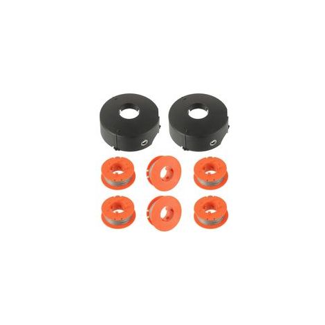 F016800175 Bobine de Rechange, pour Bosch Art 23 26 30 Combitrim Easytrim 1,6mm x 8M avec Couvercle F016L71088 (6 Bobines + 2 Couvercle) (1/5)