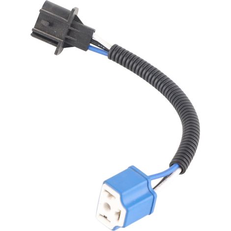 4 Connecteurs Adaptateurs H13 vers H4, Fiche Plug and Play de Remplacement pour Phares LED 7 Pouces Jeep Wrangler JK JKU (1/5)
