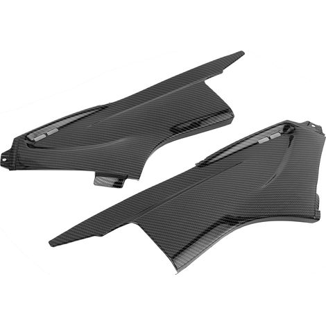 Couvercle de conduit d'air latéral, insert de carénage en Fiber de carbone adapté à Yamaha YZF R6 2003 – 2005