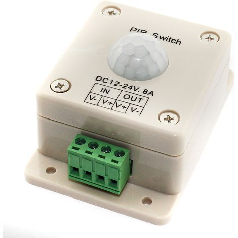 Infrared presence sensor LED controller for cabinets, LED light strip, infrared sensor switch