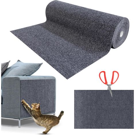 Katzenkratzbaum-Sofa, Katzensofa-Schutzmatte, Katzensofa-Schutz, Anti-Krallen-Katzenkratzbaum, Katzenkratzschutz, DIY-Katzenkratzsofa-Schutz, 200 x 40 cm, Dunkelgrau