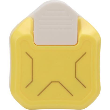 Coupe-coins Mini Portable Multiusage en carton jaune, machine à perforer les angles droits et les angles de beauté (1/5)