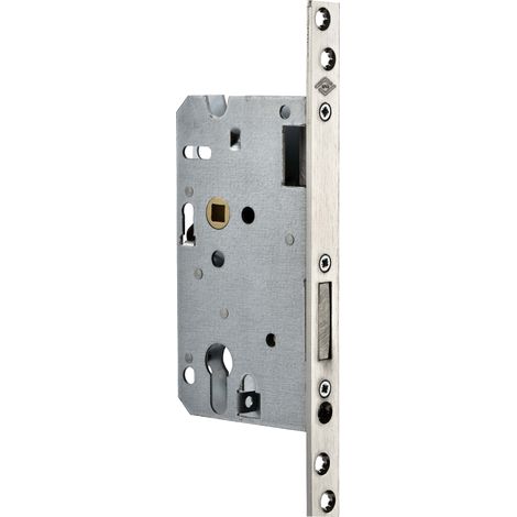 Serrure à larder LIONA réversible à profil européen et bout carré axe 60mm - JPM - 922200-03-0A (1/2)