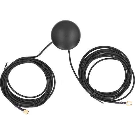Antenne GPS 4G omnidirectionnelle à fixation murale, 2 modes, 2 prises SMA mâle, câble de 3 mètres