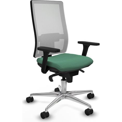 Piqueras y Crespo 3D086N0 Chaise de bureau vert émeraude (1/3)