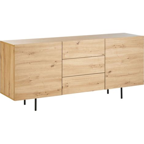 Sideboard mit 2 Türen KENORA Hellbraun
