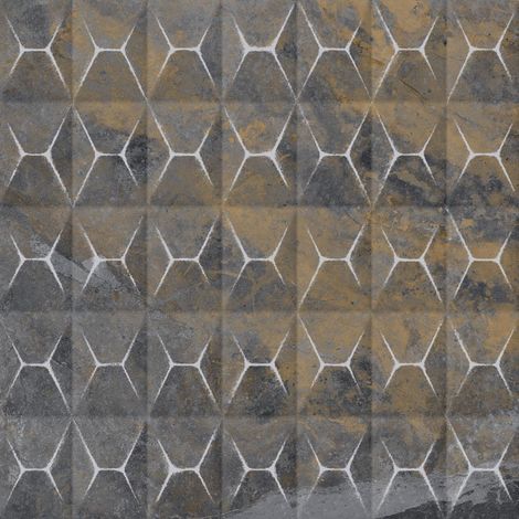 Carrelage imitation pierre Talana 29.3x29.3 cm Noir Mix (1/3)