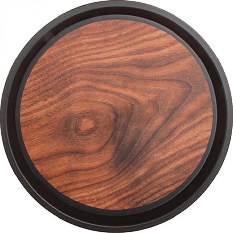 Plateau antidérapant rond effet bois diam 41cm - Caterchef (1/2)