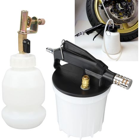 2-Liter-Bremsflüssigkeitsablassset mit 2-Liter-Vakuum-Bremsenentlüfter und 1-Liter-Nachfüllflasche. Geeignet für nahezu alle Fahrzeuge. (1/5)