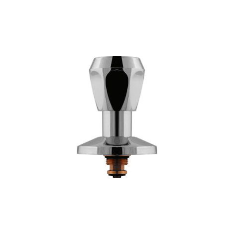 Sanitär-Oberteil 1/2" warm f.UP-Ventile mit Dreikanthaubengriff aus Metall