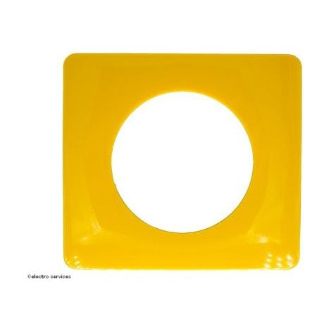 plaque de finition - 1 poste - jaune safran - legrand céliane cp0401 (1/5)