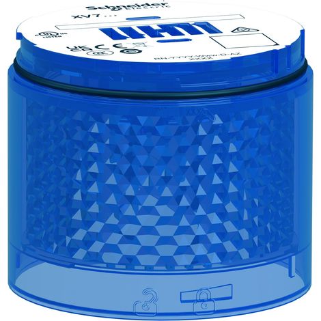Elemento luminoso a luce fissa Blu 70mm Harmony XVB7 Schneider XVB7C26
