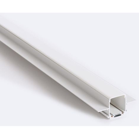 Rail Magnétique 25mm Extra-Plat Encastrable 48V 1m Blanc