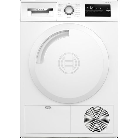Bosch – Sèche-linge à pompe à chaleur 7 kg – Classe énergétique A++ – Niveau sonore 65 dB – Technologie EcoSilence – WTH83V03