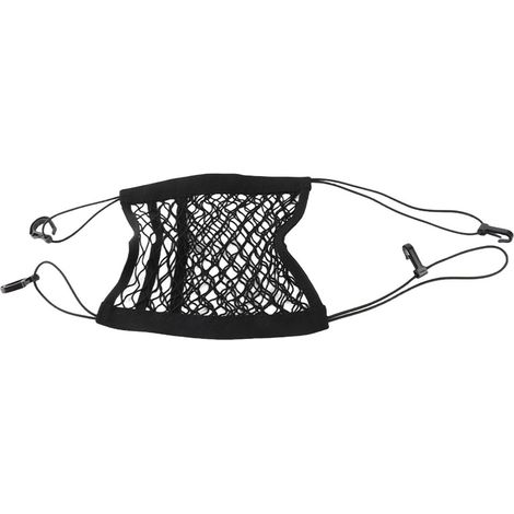 Pet Car Net Safety Barrier Front Seat Mesh Barrier Obstacle Travel Dog Cat with Hooks and Straps Portable Universal Accessories(Noir) (1/5)