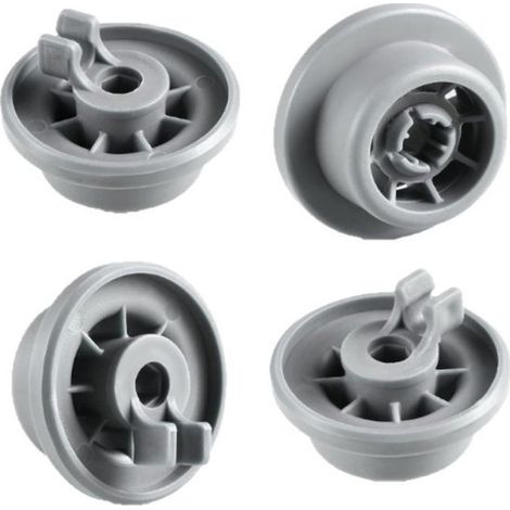 Stück Geschirrspülerkorbrollen passend für Bosch Siemens Neff 165314 - Unterkorbrolle - Grau - XSL-03 (1/4)