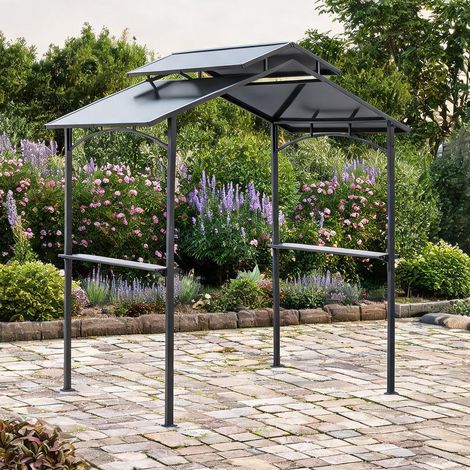 Tonnelle de jardin en stahl PC-Platte 240 x 150 x 250 cm (1/5)