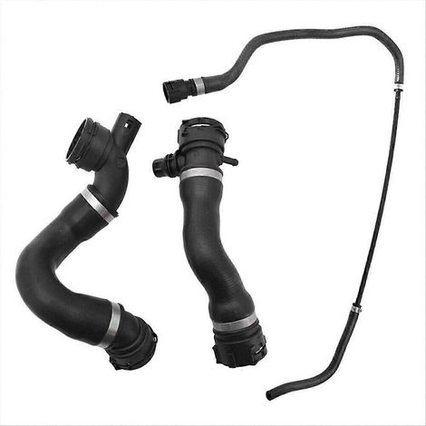 Lot de 3 durites de radiateur de liquide de refroidissement (supérieure et inférieure) pour BMW E90 330i 2006 (référence 17127531581) (1/5)