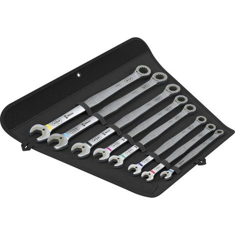 [NEUWERTIG] B-Ware Wera Ring-Maulschlüssel-Satz 6007 Joker Imperial 8-teilig Ratschenwerkzeug Set (1/2)