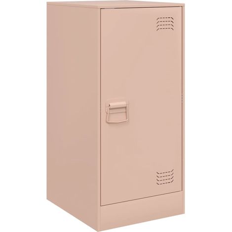 Maison La Vie - Buffet Salon Moderne - Meuble de rangement - rose 34,5x39x73 cm acier bu5004