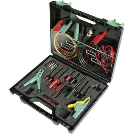 Hirschmann Test & Measurement PMS SKS Electronic Kit morsetti a clip/coccodrillo isolati Connettore 4 mm, Connettore 2 (1/2)