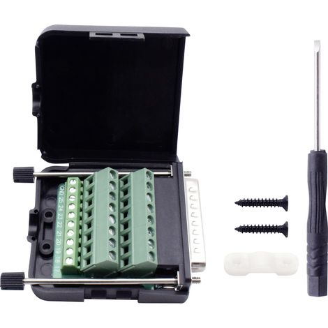 TRU COMPONENTS T1904C102 D-SUB Stiftleisten-Set Polzahl: 25 Schrauben 1 St. (1/5)