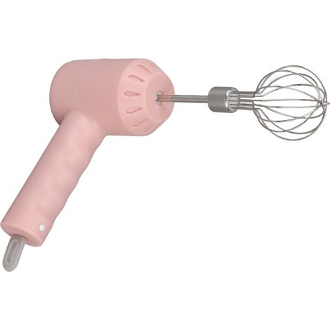 Hachoir à ail électrique portable sans fil, mixeur électrique à main, hachoir à viande multifonctionnel, batteur à œufs rose (1/5)